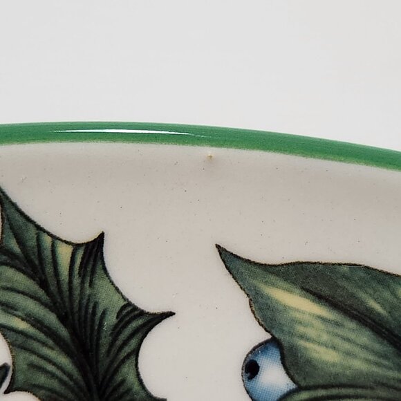 NWT Retired Spode Christmas Tree "Holiday and Juniper" 12" Buffet Plate ENGLAND - Picture 9 of 9